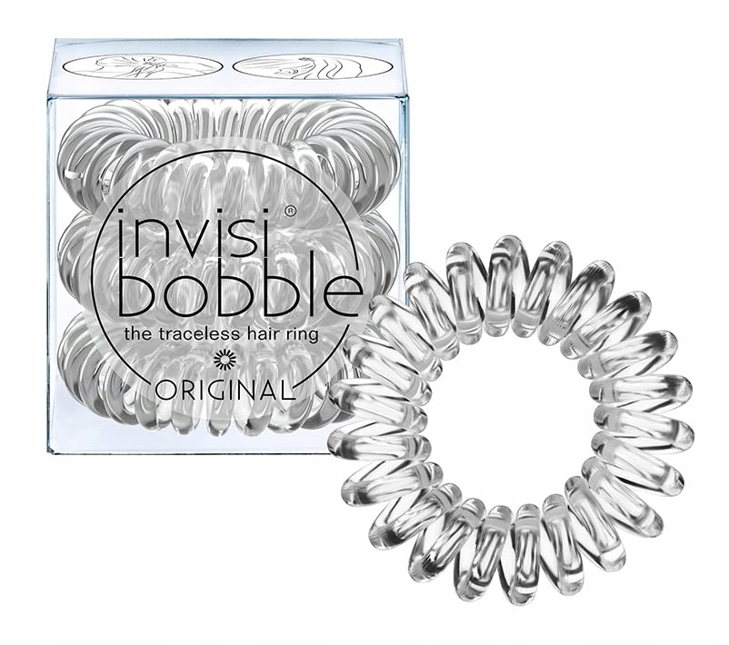 

Invisibobble Gumki Silikonowe Crystal Clear 3 szt.