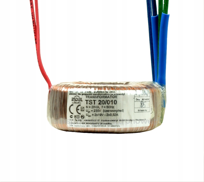 Tst 20/010 Toroidní síťový transformátor Indel
