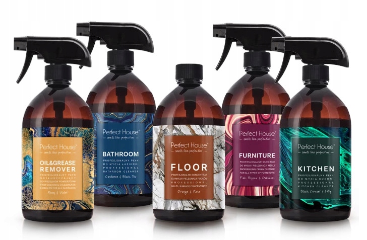 PERFECT HOUSE ZESTAW 5cz. DO PIELĘGNACJI DOMU