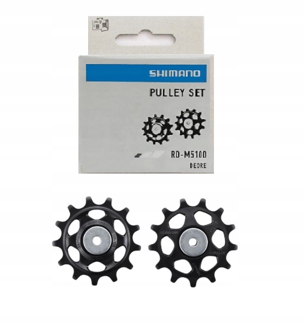 Kółka przerzutki tylnej Shimano RD-M5100 Deore (góra dół) 13T/13T Box