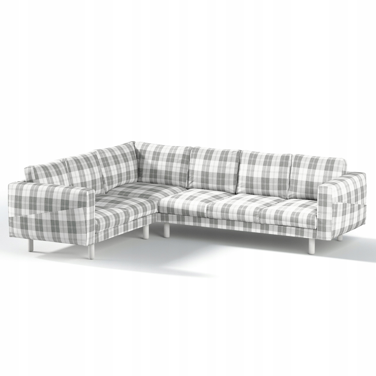 Dekoria potah na rohovou pohovku Norsborg pro 5 osob Ikea šedý