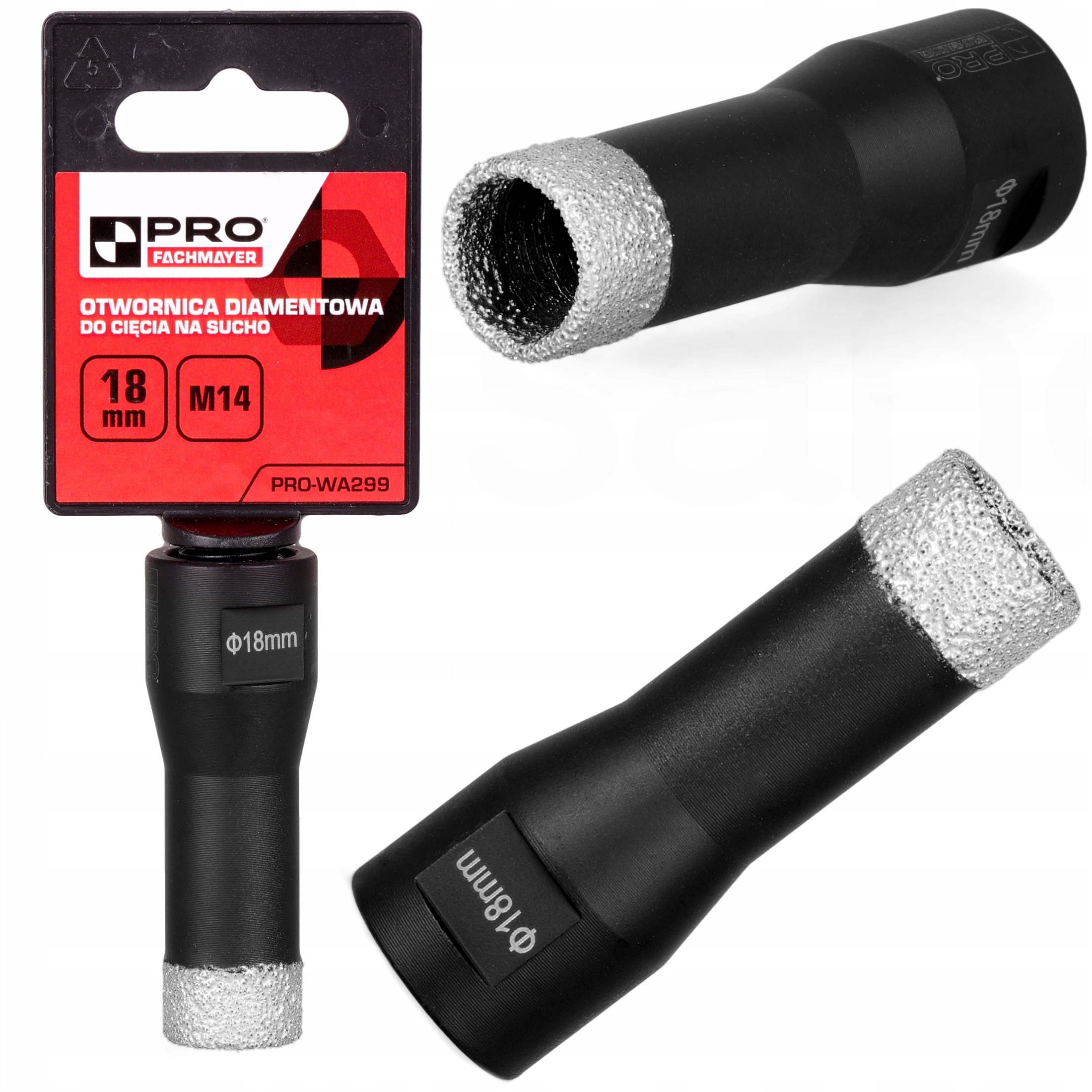 

Otwornica Diamentowa 18mm Wiertło Gresu Szlifierkę