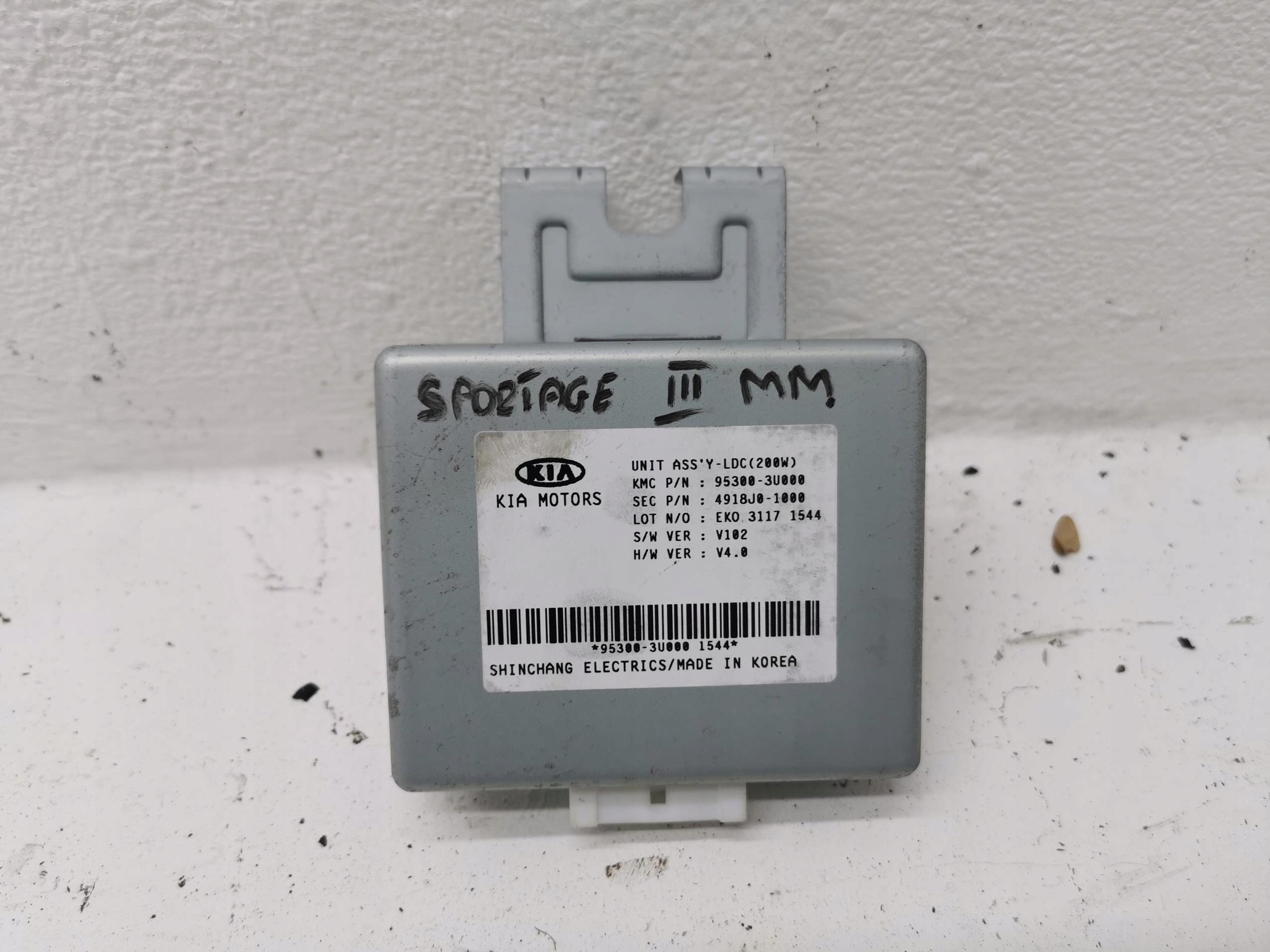 module control unit KIA SPORTAGE III 95300-3U000 10-15