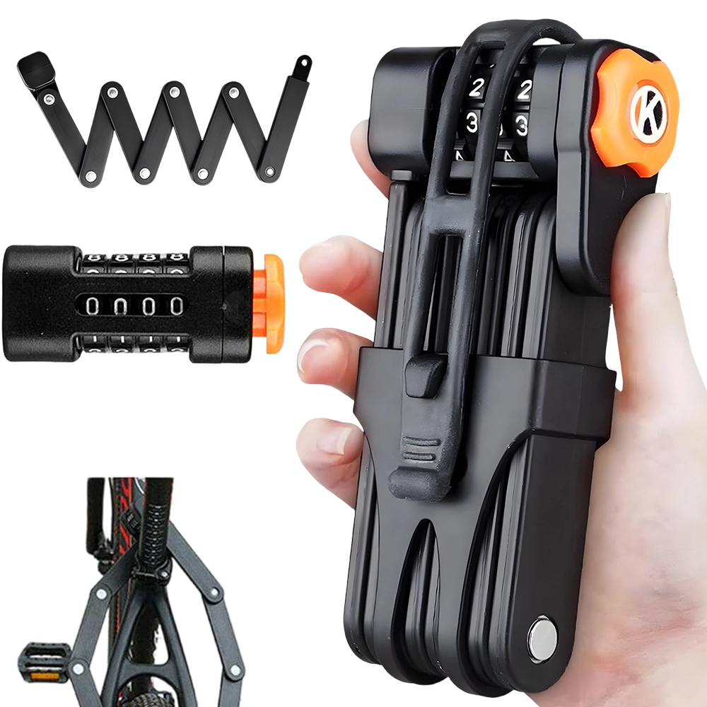 Zapięcie Rowerowe Blokada Łańcuchowa Bezpieczny Segmentowy Pancerny Na Ramę