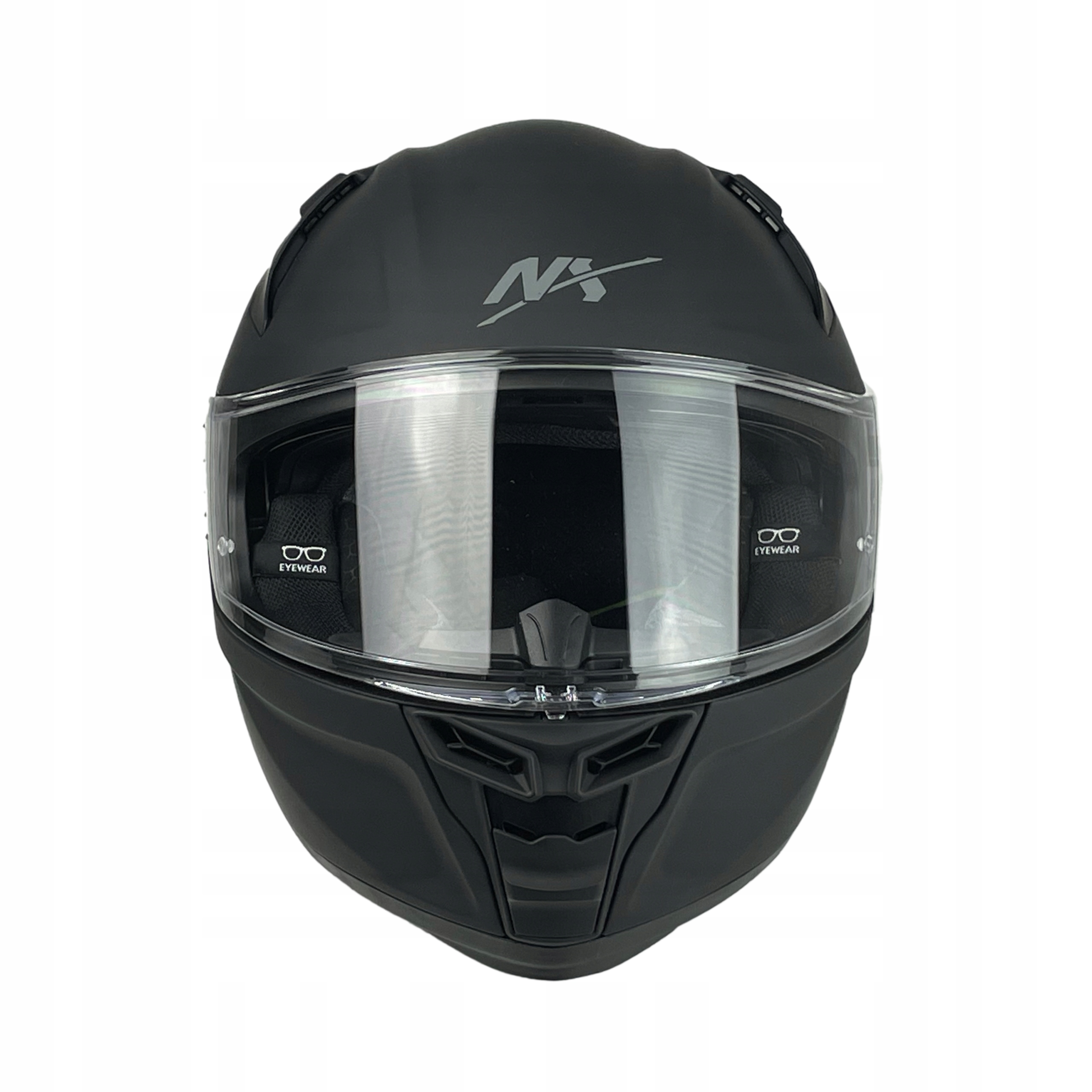 KASK MOTOCYKLOWY NX SPEED PINLOCK INTERKOM READY Z BLENDĄ r.L Obwód głowy 59-60 cm