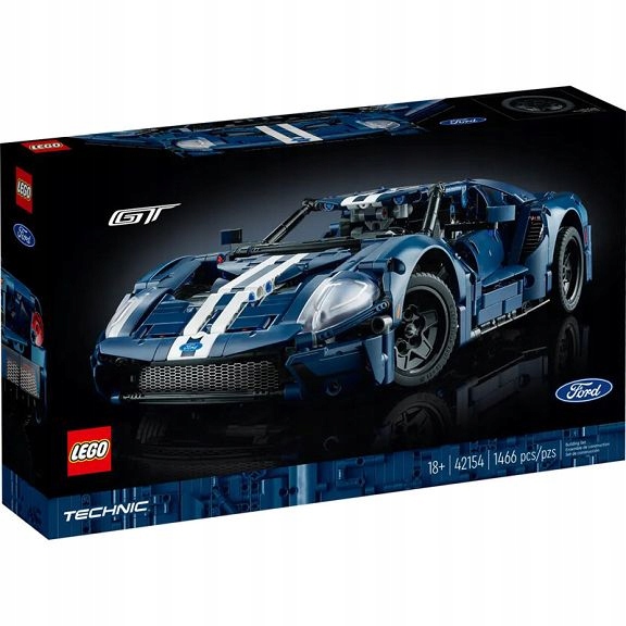 Lego Technic Ford Gt, verze z roku 2022, 42154