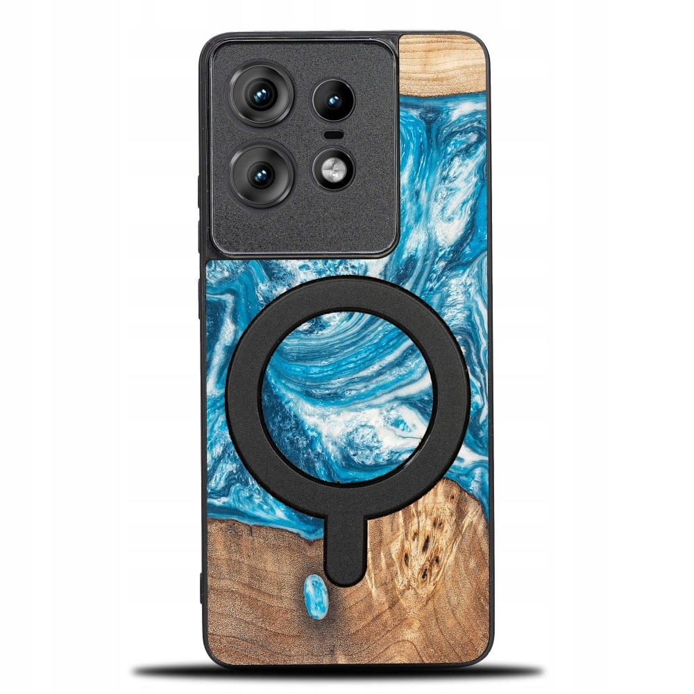 Pouzdro Bewood Unikátní pro Motorola Edge 50 Pro Planety Uran s MagSafe