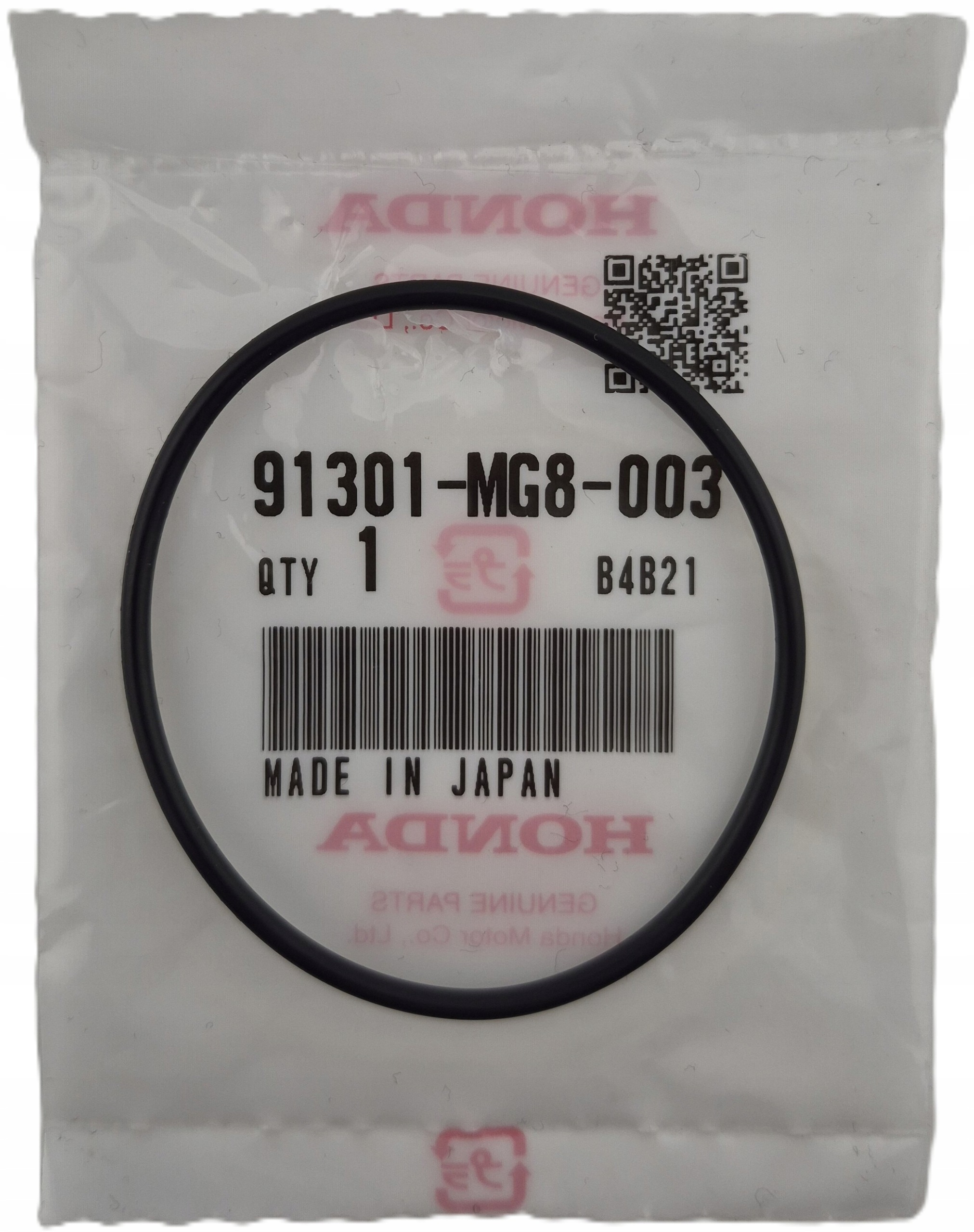 Oring Pokrywy Filtra Oleju Honda XL125 VT125 GB350 91301MG8003 Oryginał