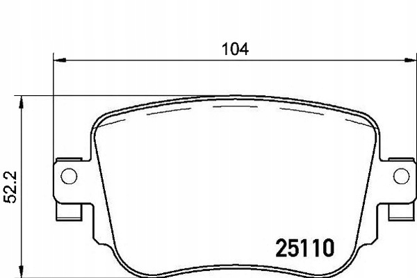 Brembo Brzdové Destičky Škoda Octavia 12- Zadní Asistent řidiče #28