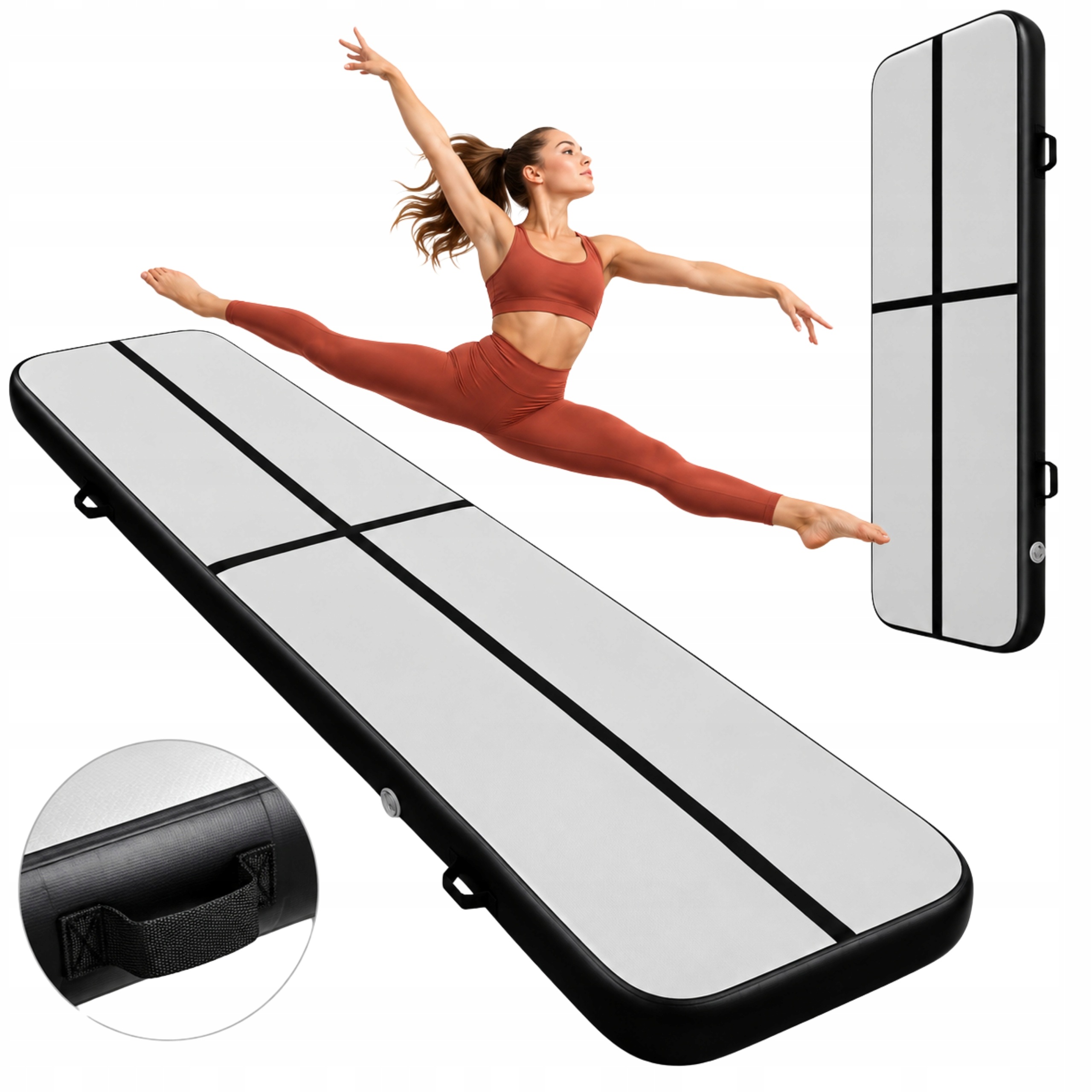 Air Track Ścieżka Akrobatyczna Gimnastyczna Materac Mata Do Ćwiczeń 3M
