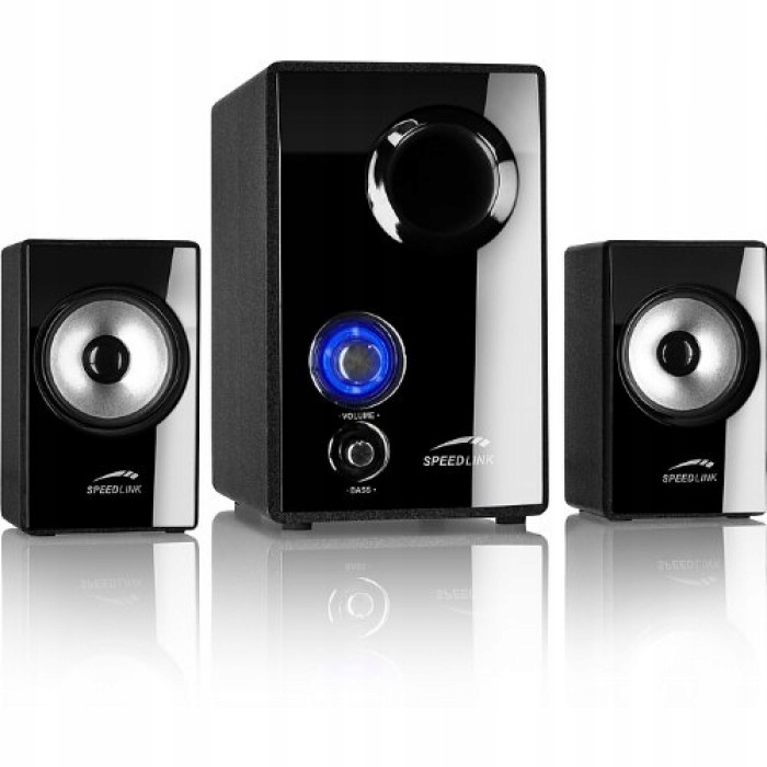 EXTRA = SPEEDLINK=SL-8209-SBK=2.1 =BASS REFLEX= GWARANCJA = TANIO!