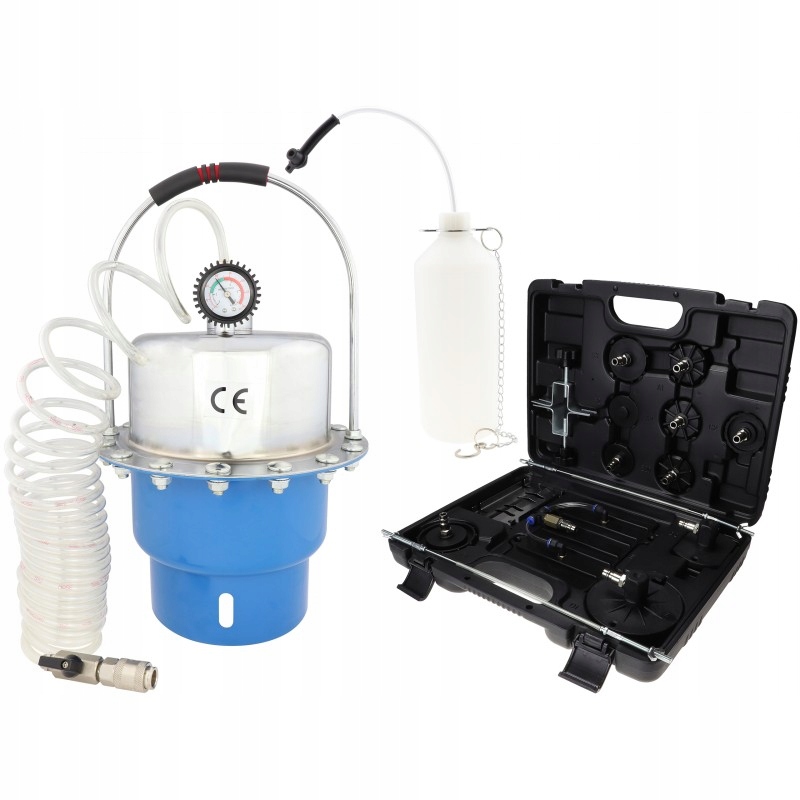 Sada pro výměnu brzdové kapaliny s adaptéry