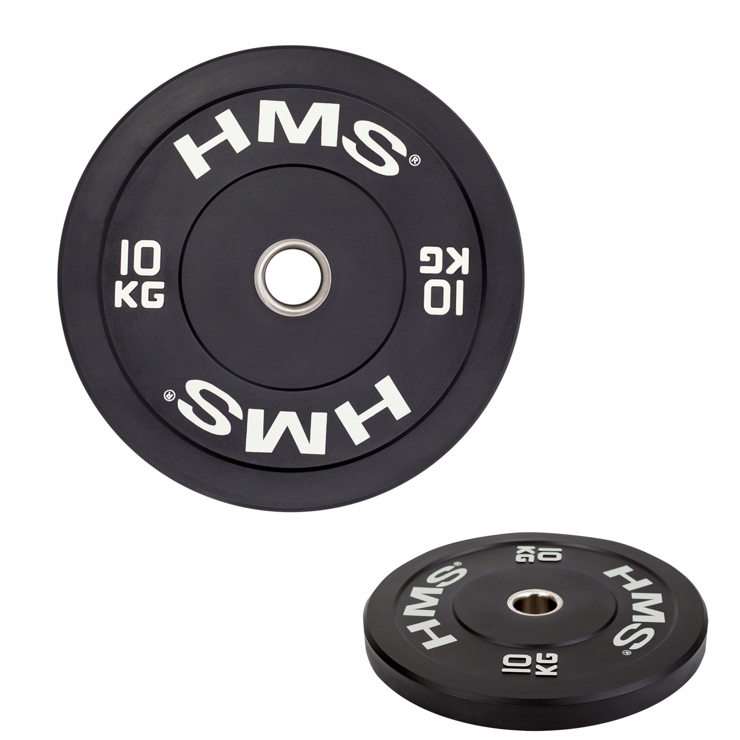 Obciążenie Treningowe Bumper 10kg Hms Talerz Olimpijski 51mm Gumowy