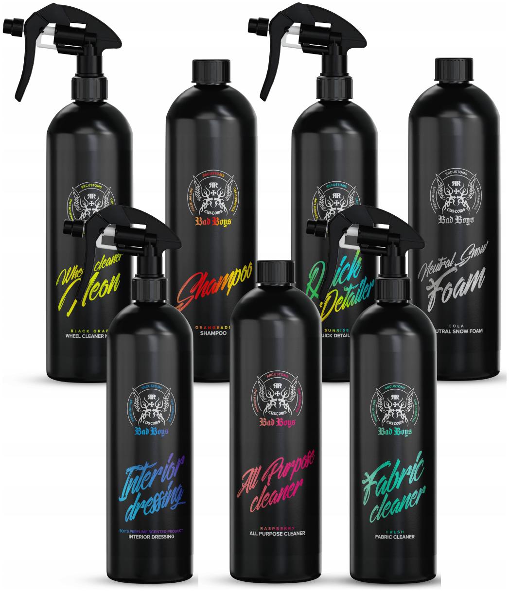 RR Customs RRC Bad Boys Mega Zestaw Kosmetyków Do Auta Detailing Prezent