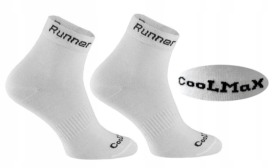 Skarpety Runner biegowe skarpetki Coolmax 39-42 .3 Rozmiar 39-42