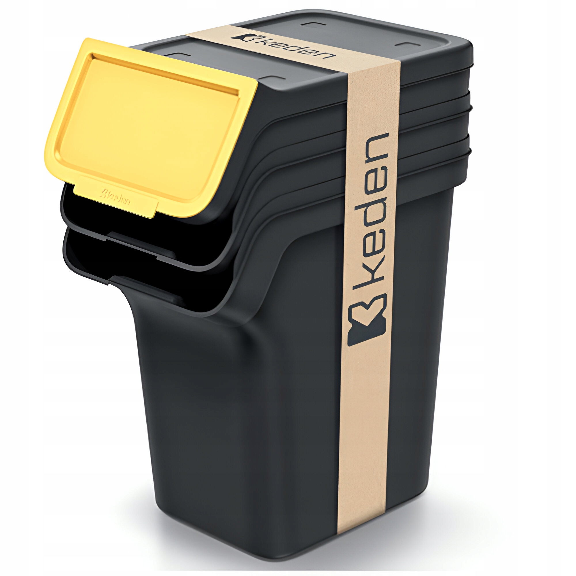 KOSZ NA ŚMIECI STACKBOX Q SEGREGACJA ZESTAW 4x20L