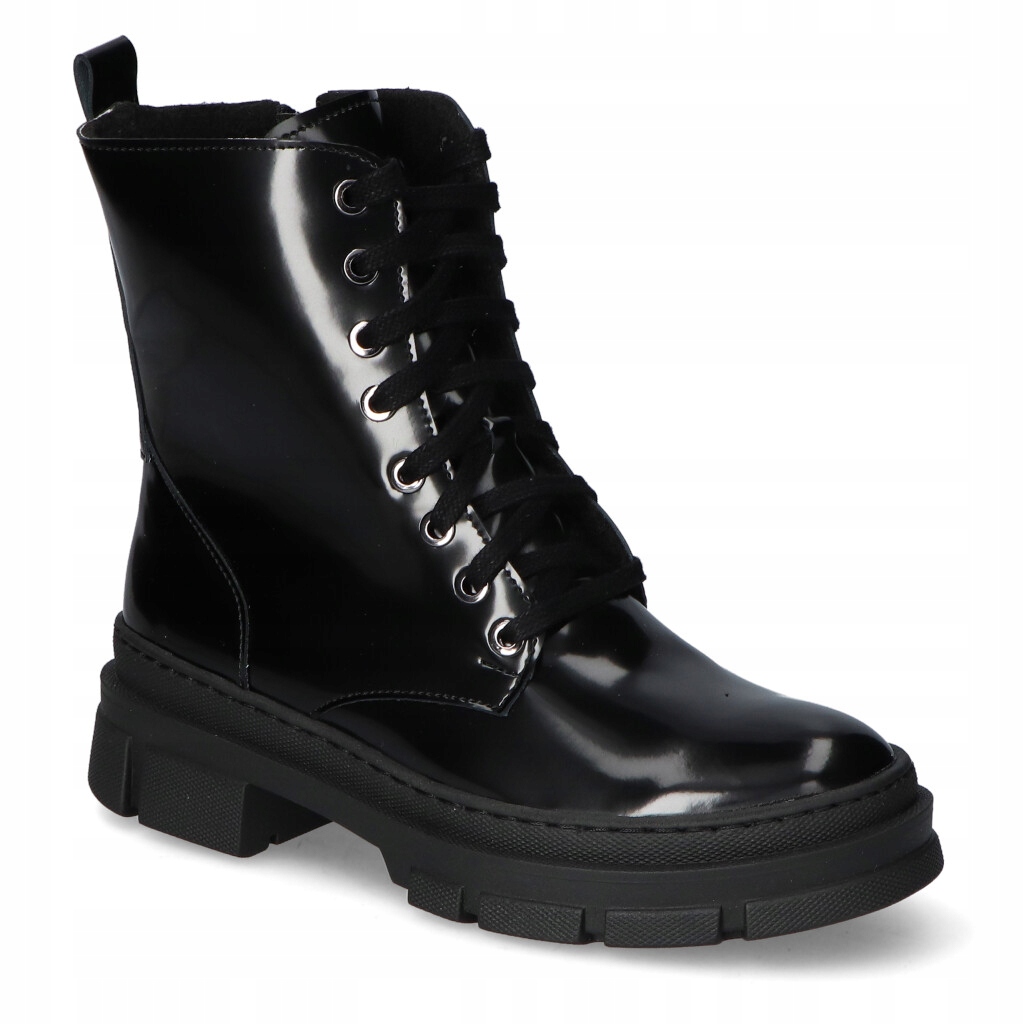 Kotníkové Boty Baldaccini 1540500 Černá Lakovaná kůže