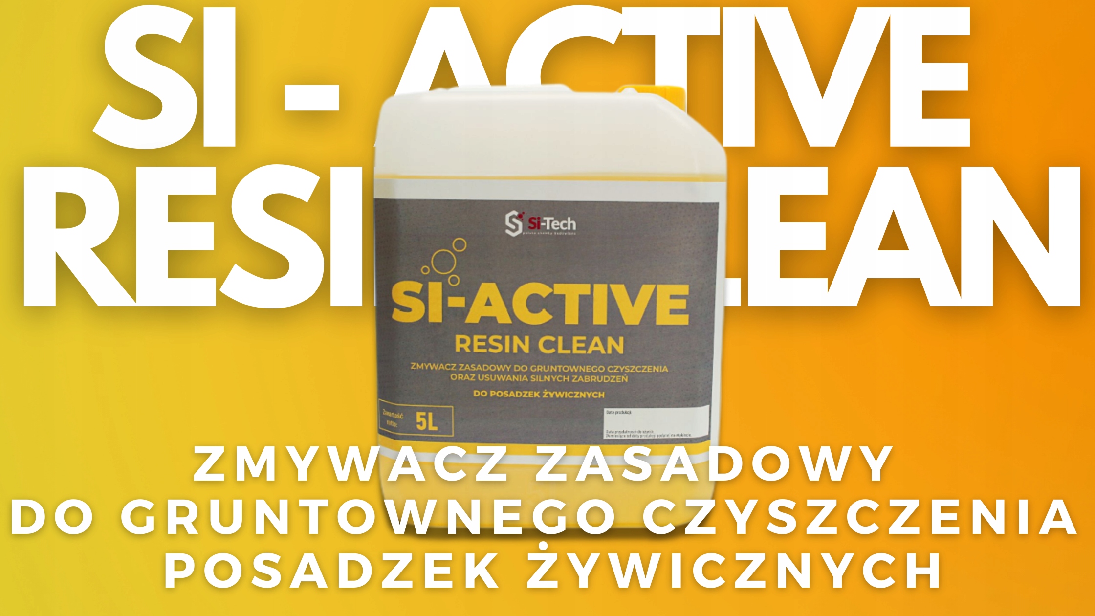 ZMYWACZ ZASADOWY DO POSADZEK ŻYWICZNYCH 5l Postać płyn