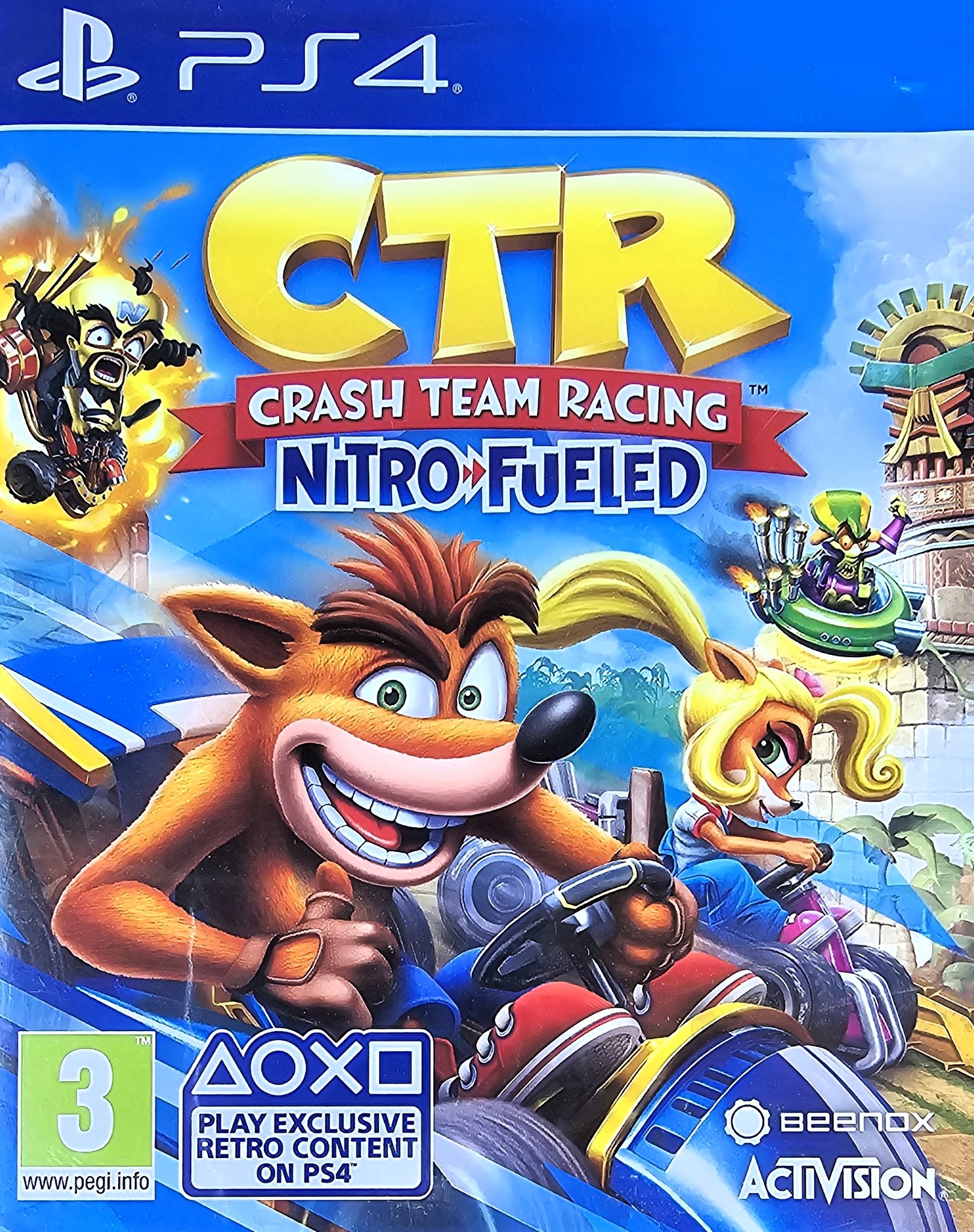 Crash Team Racing Nitro-Fueled PlayStation 4 (PS4) pudełkowa - Stan ...