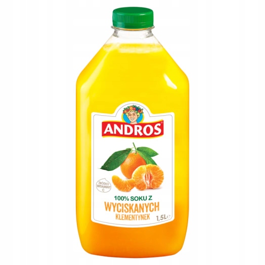 Andros Šťáva 100% Nfc z lisovaných mandarinek