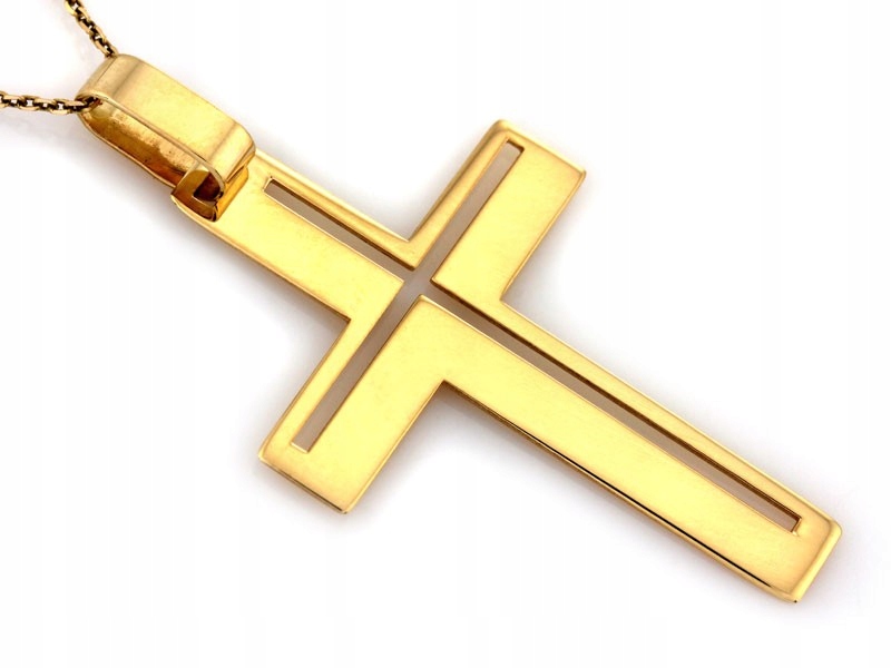 Zlatý klasický křížek 585 14k 1.40g na řetízek dárek pro ni i pro něj