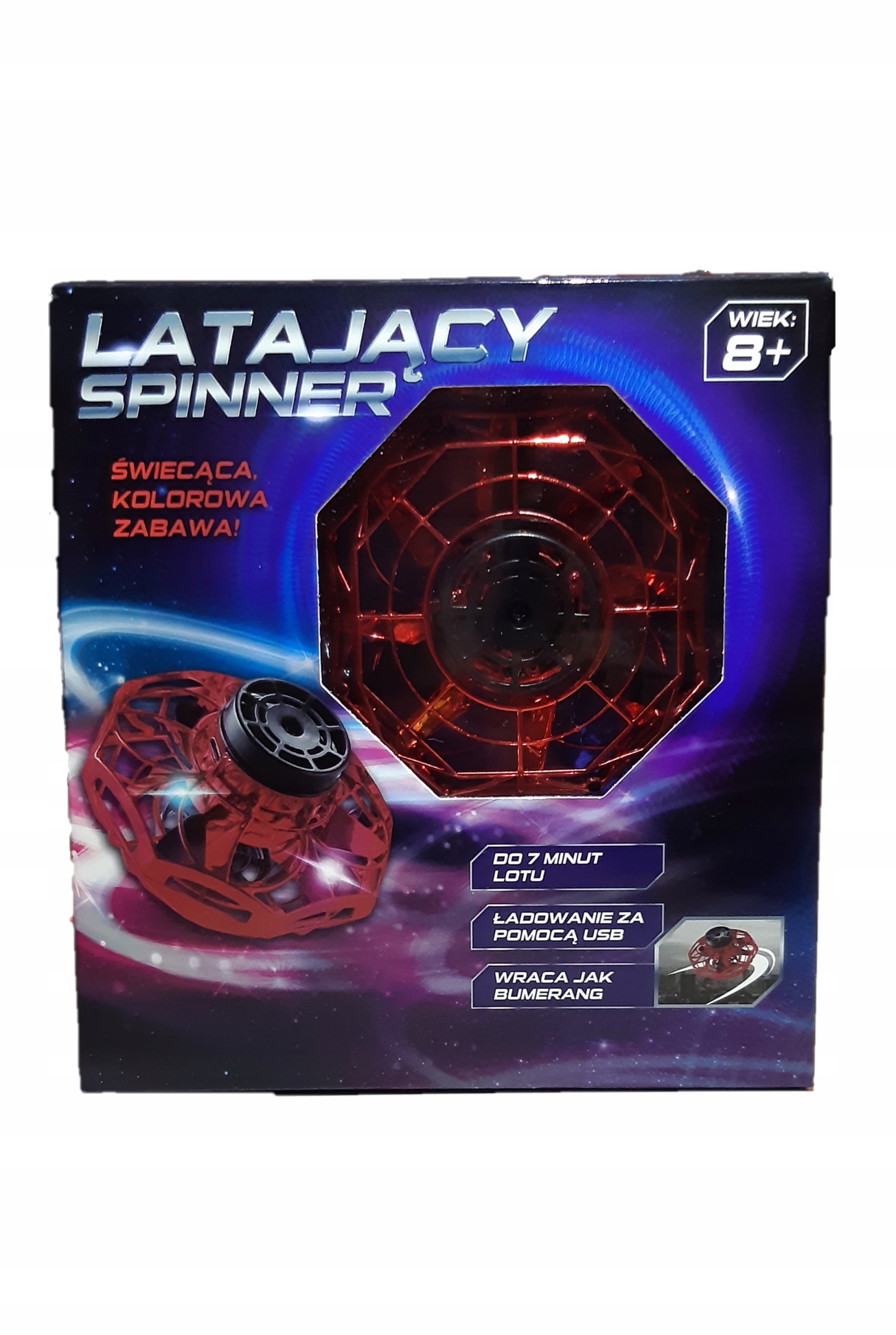 

Joinco Latający Spinner dla dzieci dron Czerwony