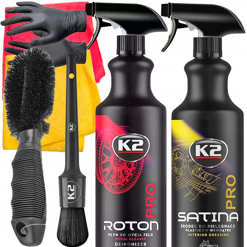 

K2 Roton Pro Płyn Mycia Felg +K2 Satina Do Wnętrza