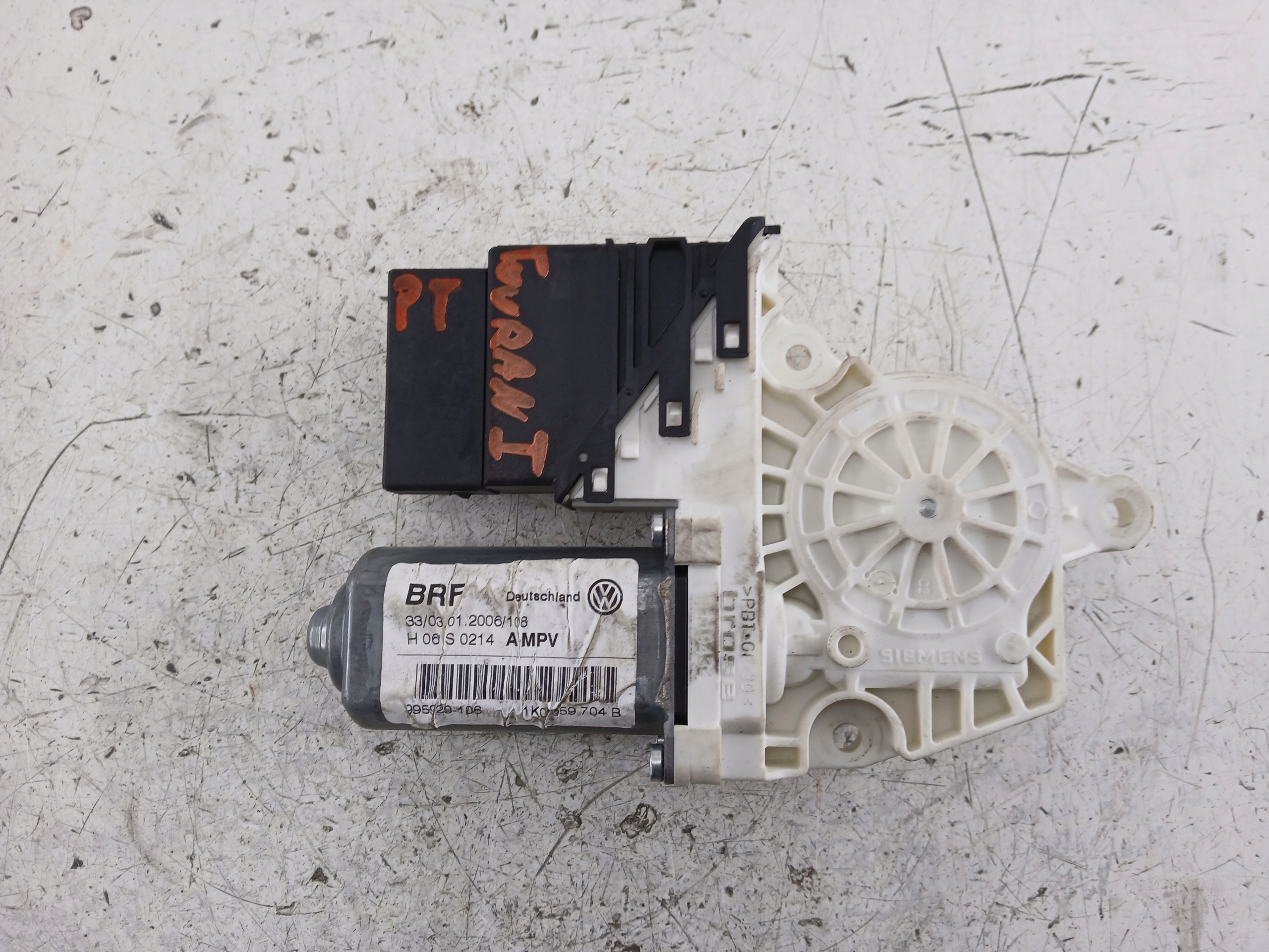 VW TOURAN and mini motor windows right rear part 1K0959704B