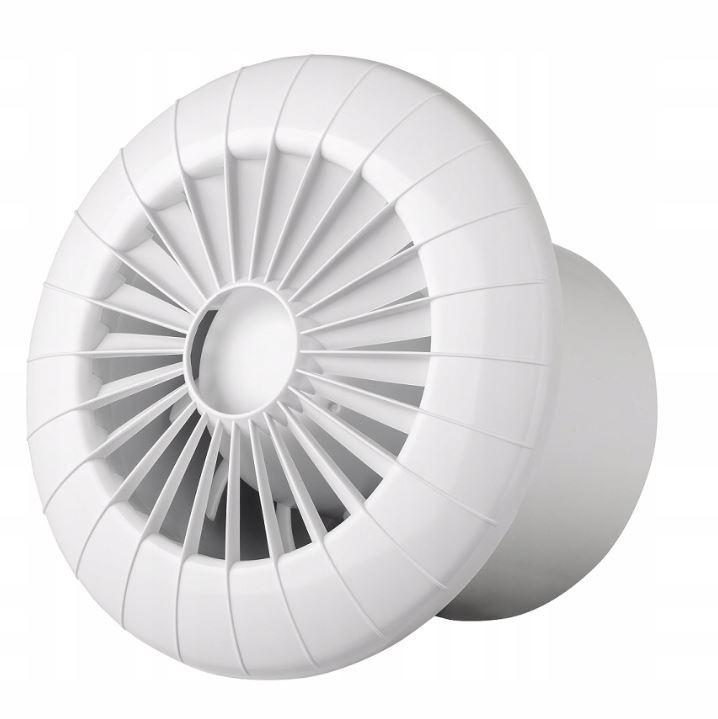 01-042 Stropní ventilátor aRid fi 100 mm Bb Timer Higrostat airRoxy
