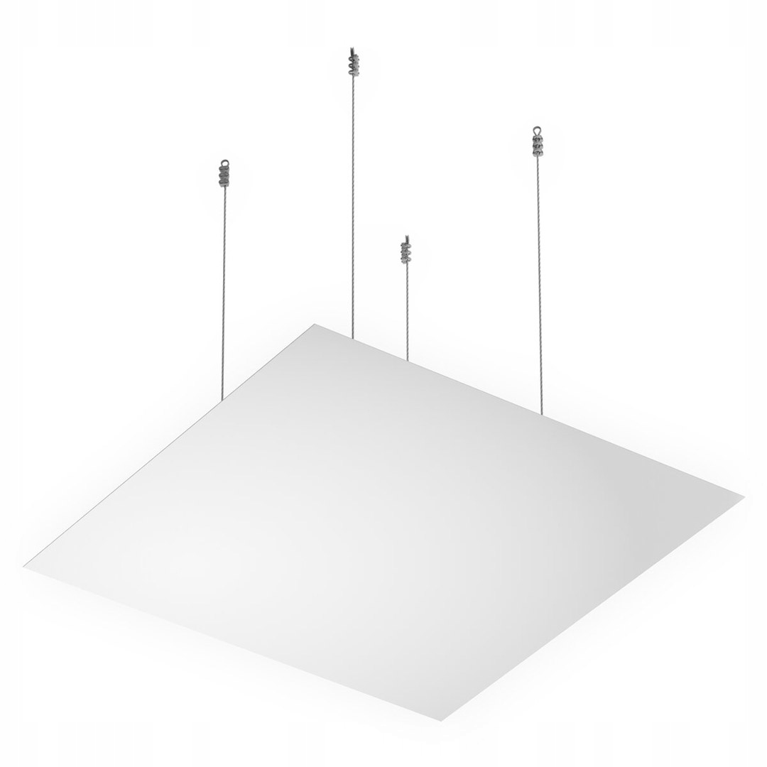 Základňa na zavesenie Sq 500 farba biela Kluś