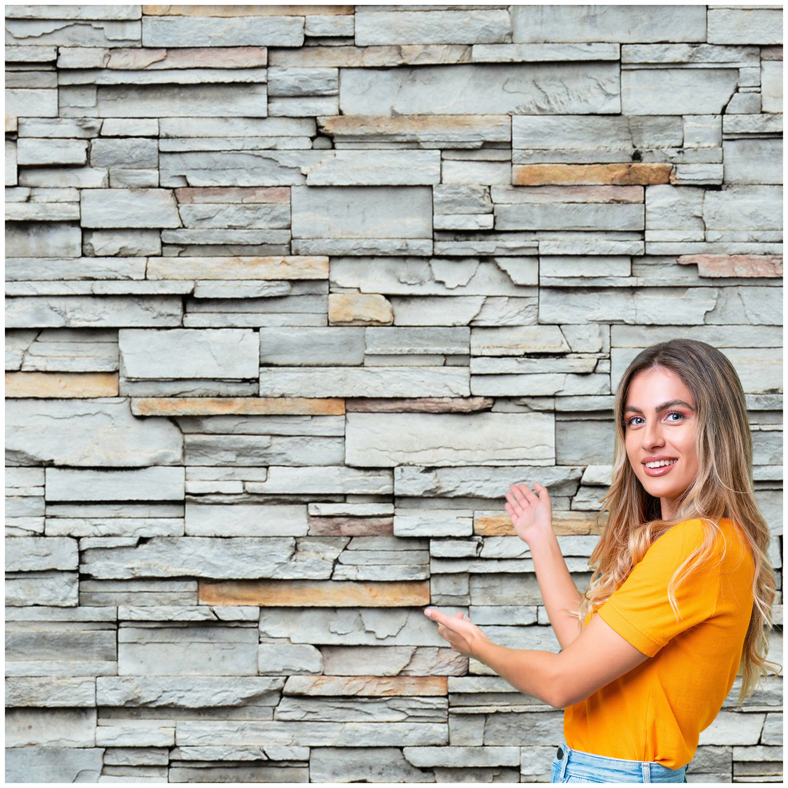 Fototapeta 3D Pozadí Textura Zeď Kameny 588x260 TLA30F