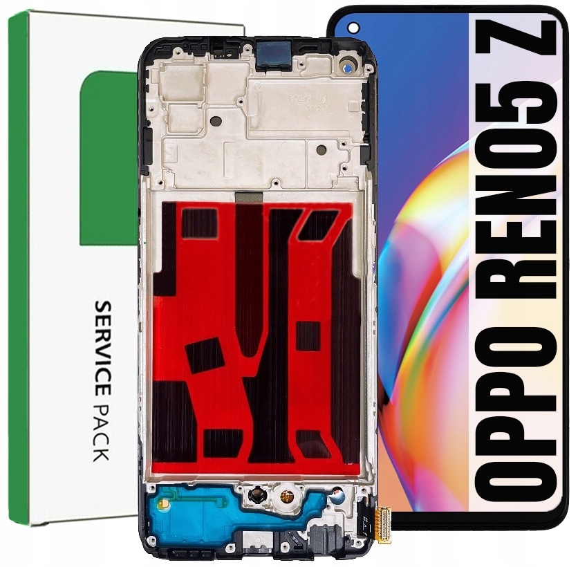 Displej Pro Oppo Reno 5Z Originál Oem Obrazovka Rámeček