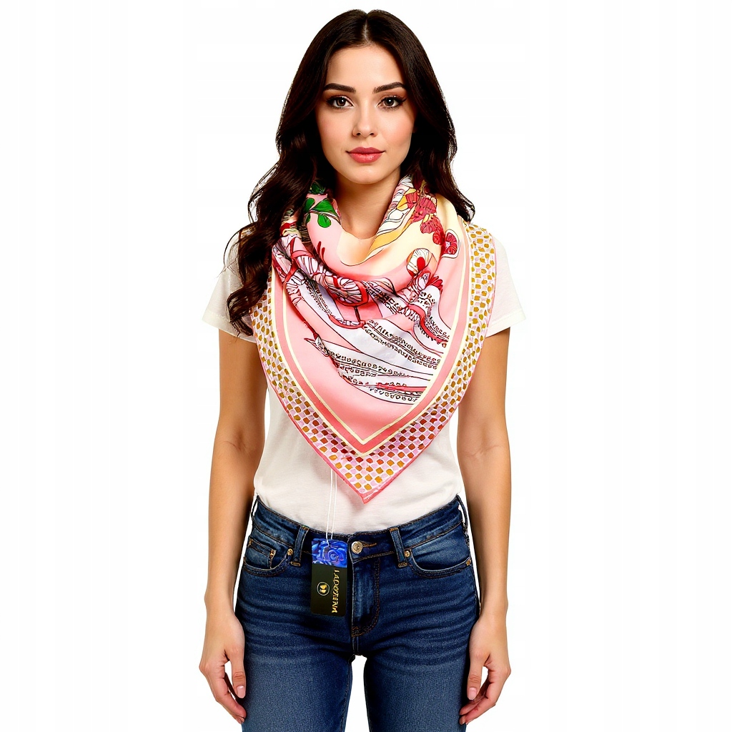 Hedvábný Šátek 100% Hedvábí Přírodní Morušový Prémiová Kvalita+