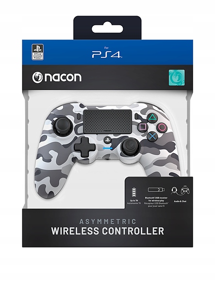 Nacon Asymmetric Wireless Controller Camo Grey (PS4)