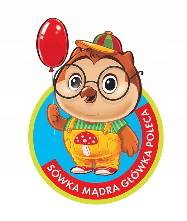 Tabliczki kolorowe-Sówka Mądra Główka 1796 Nośnik książka papierowa