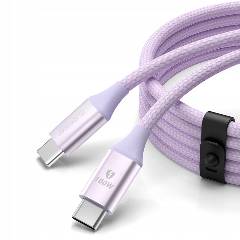 Kabel Orico CDX 100W 5A Power Delivery Usb- C Usb- C 1m fioletowy Orico