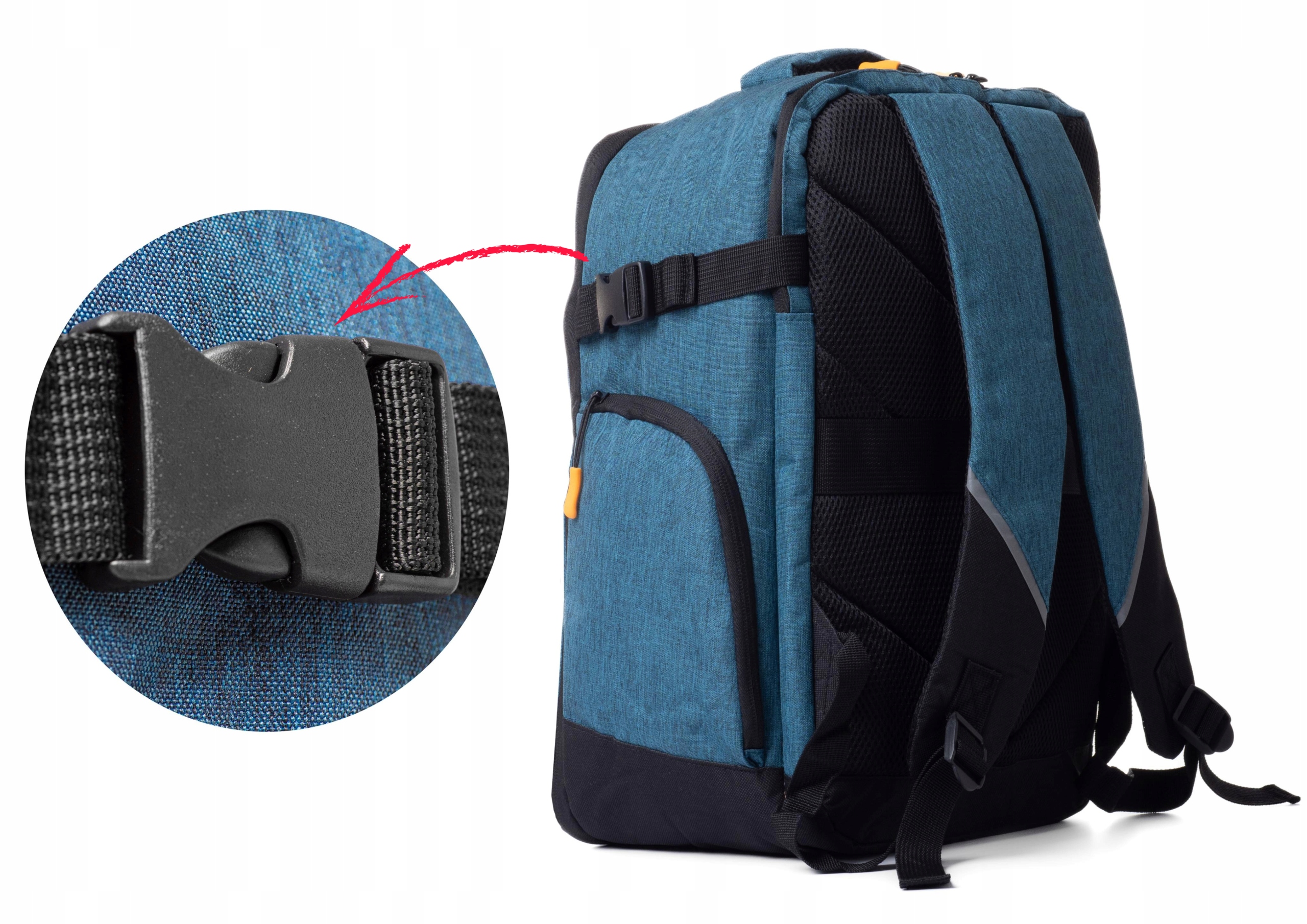 Bagaż podręczny plecak podróżny torba do samolotu 40X30X20 Materiał dominujący tworzywo sztuczne