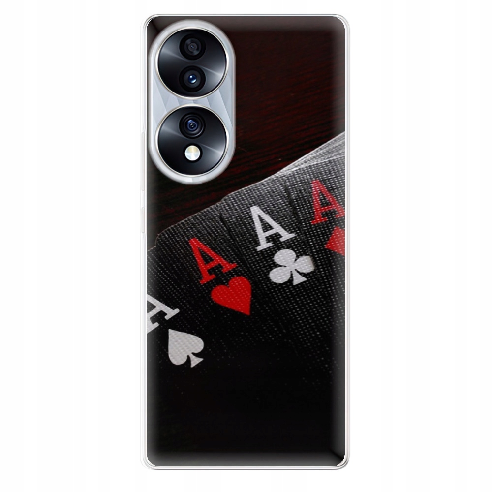 Silikonowe etui iSaprio Poker dla Honor 70