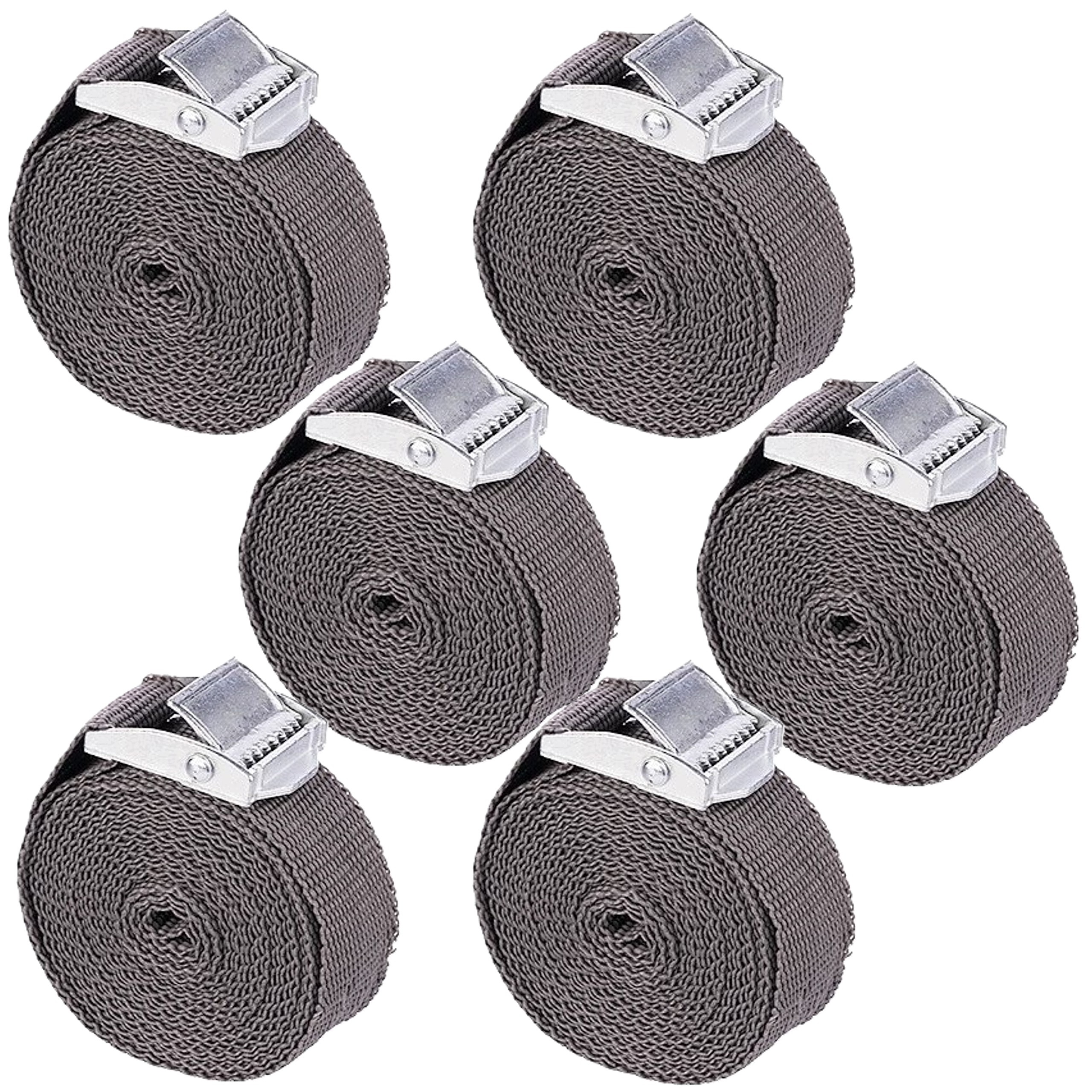 6x Pas do mocowania bagażu 3m 25mm klamra 400kg