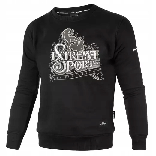 Mikina Pretorian „Extreme Sport“ černá vel. 4XL