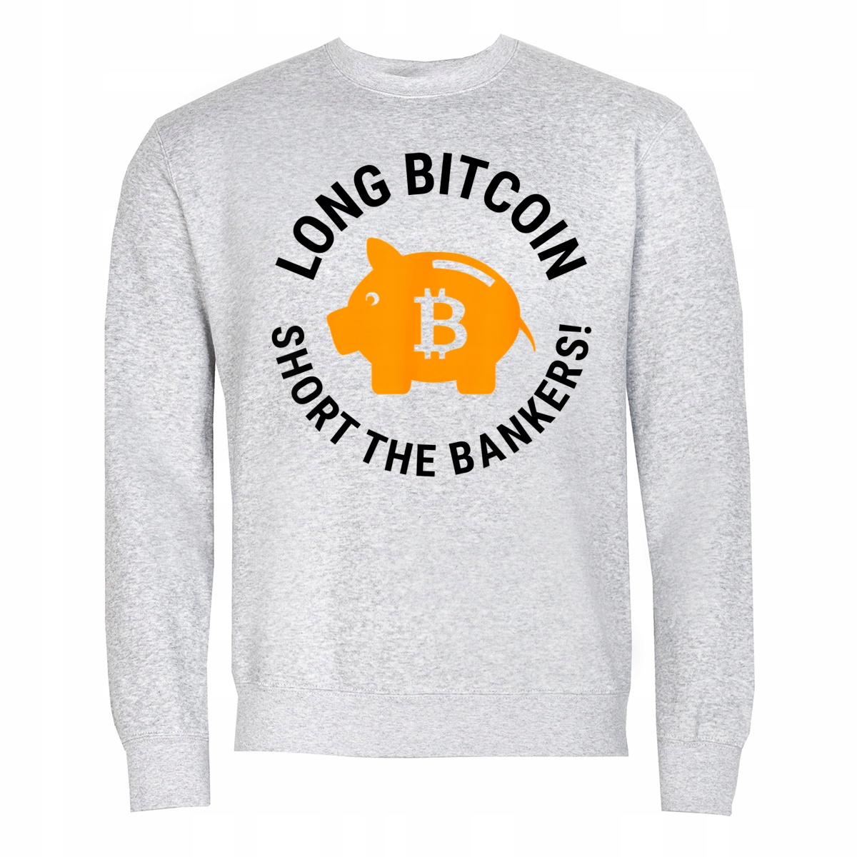 

Męska Bluza Z Nadrukiem Bitcoin Kryptowaluty