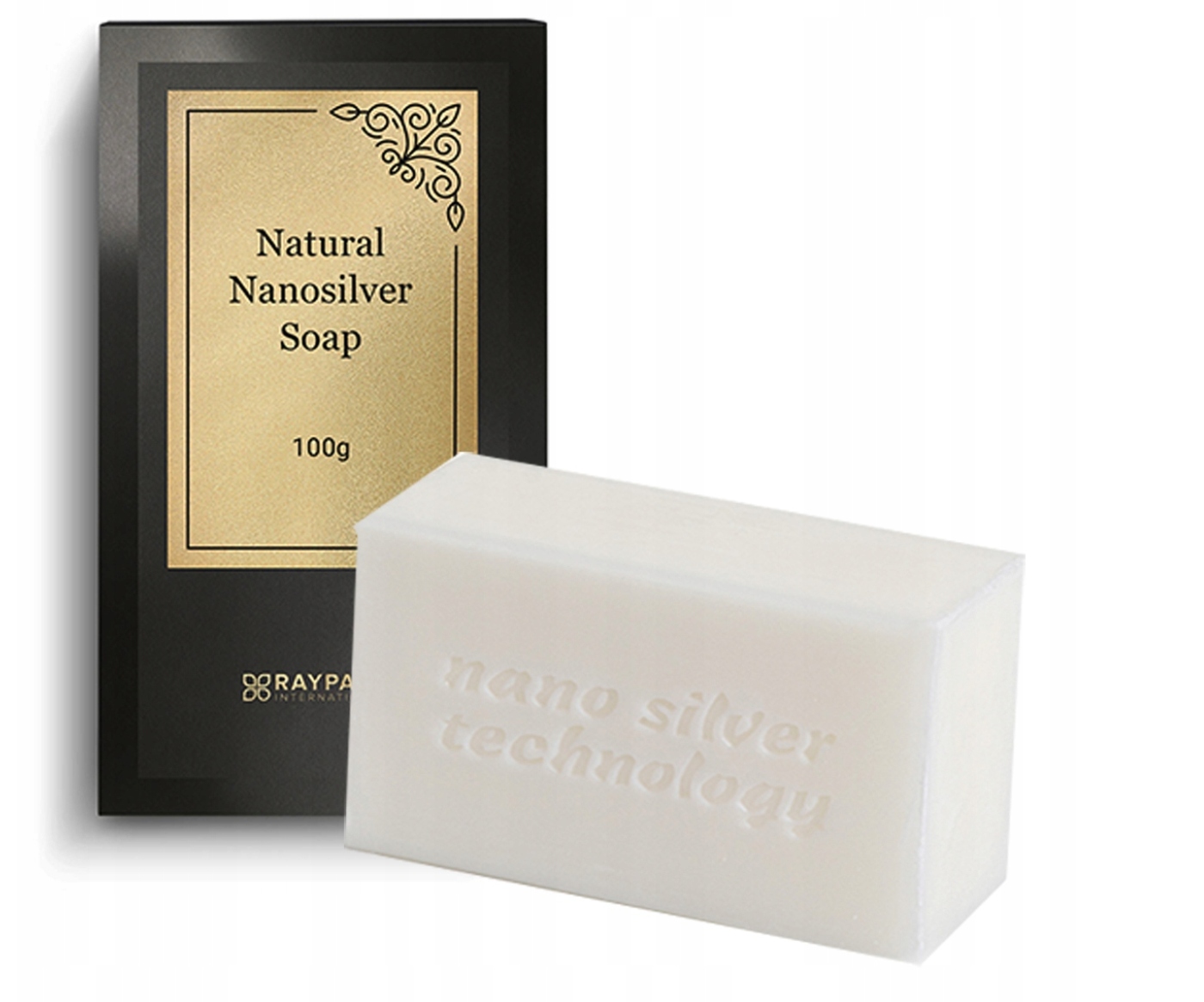 

Raypath Mydło z Nanosrebrem Natural 100 g Białe