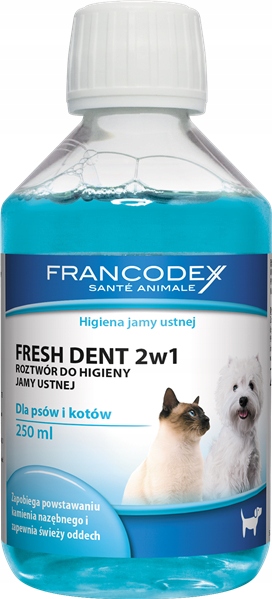 

Francodex Fresh Dent Higiena Ustna Pies Kot 250 ml
