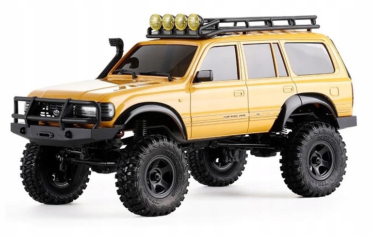 Mały Terenowy Model RC FMS Toyota LC80 FCX18 Scaler 1/18 RTR Oświetlenie