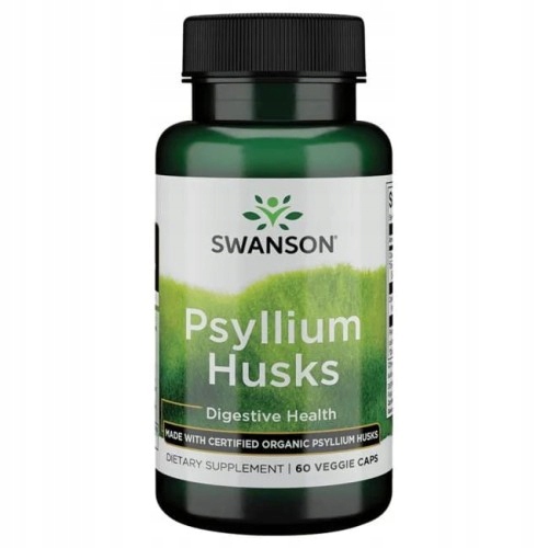 Swanson Psyllium Husk 625 mg 60 kapsúl