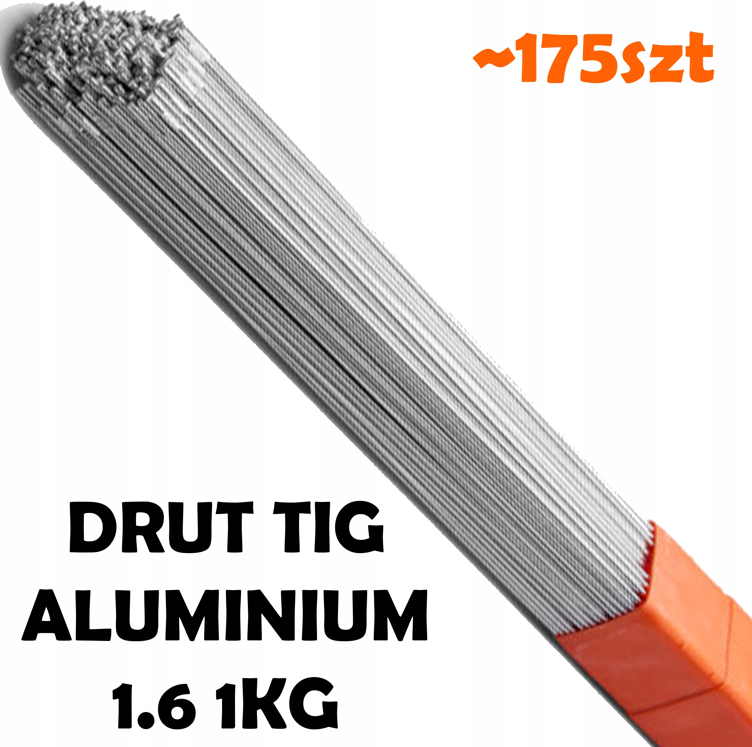 DRUT SPAWALNICZY PRĘTY TIG ALU ALMG5 1,6mm 1kg