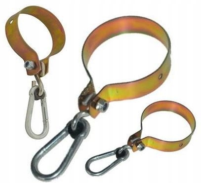 OBEJMA UCHWYT MOCOWANIE DO BELKI HUŚTAWKI 80 mm