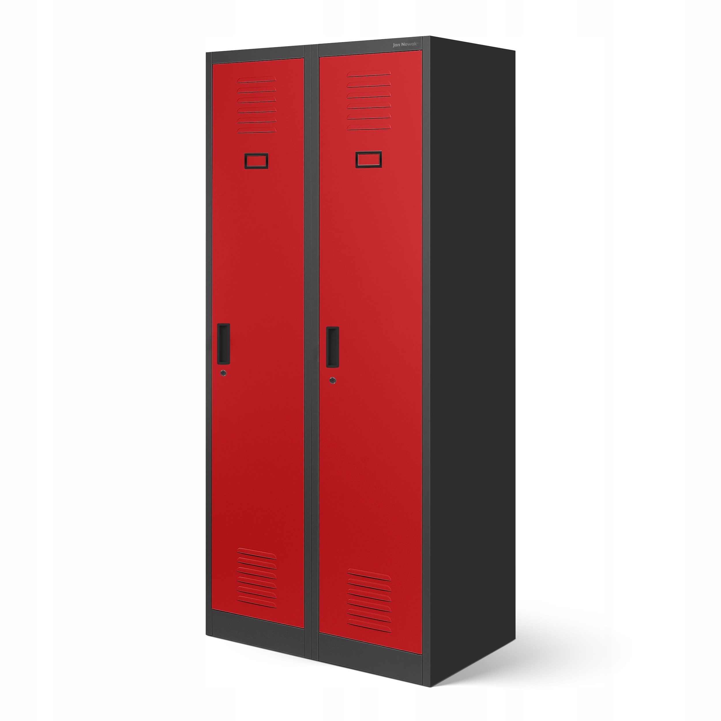 Skříň na společenské oblečení Bozp Jan Nowak Kacper antracitově červená