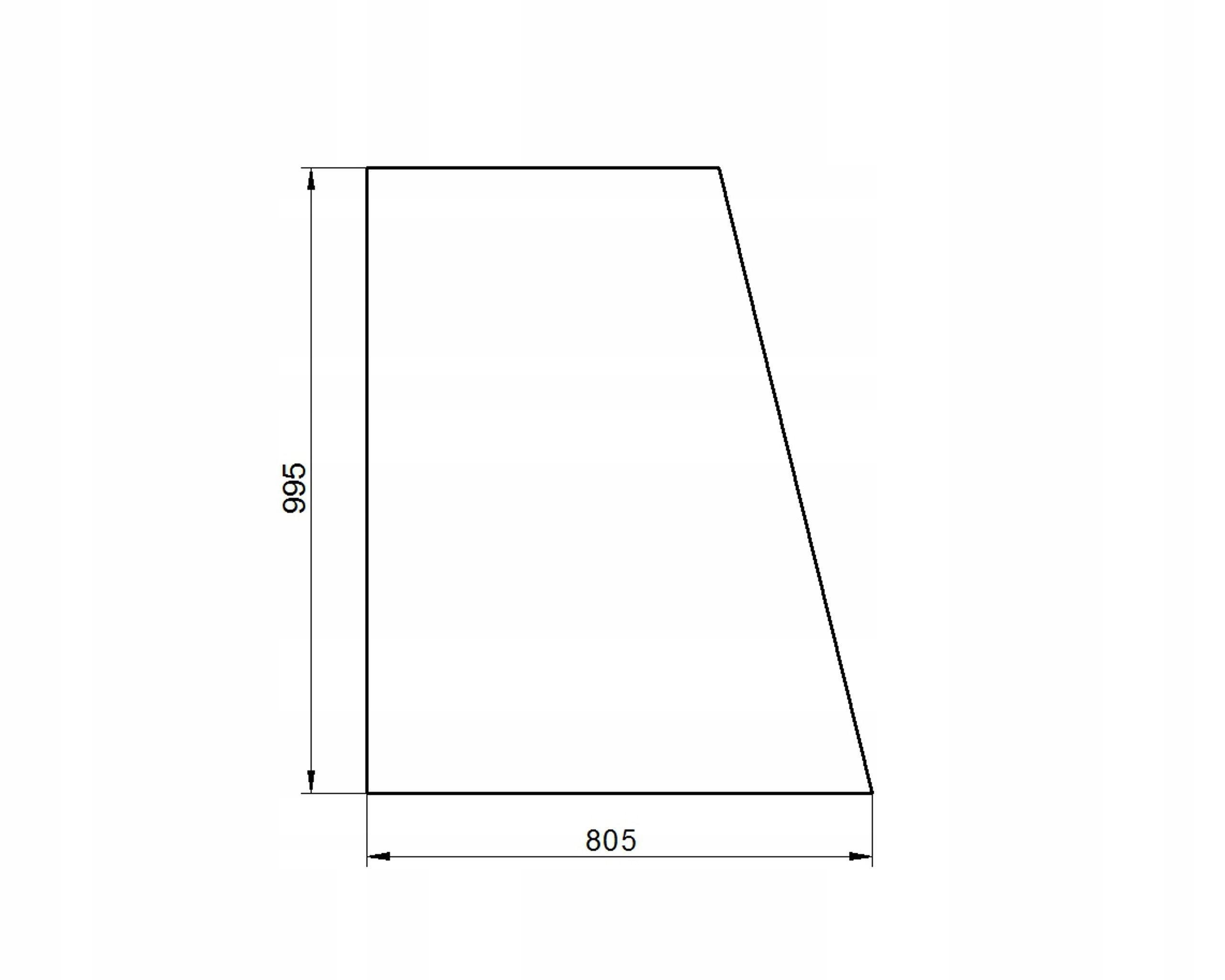 sklo Jcb dveře horní zelené 827/30281 82730282