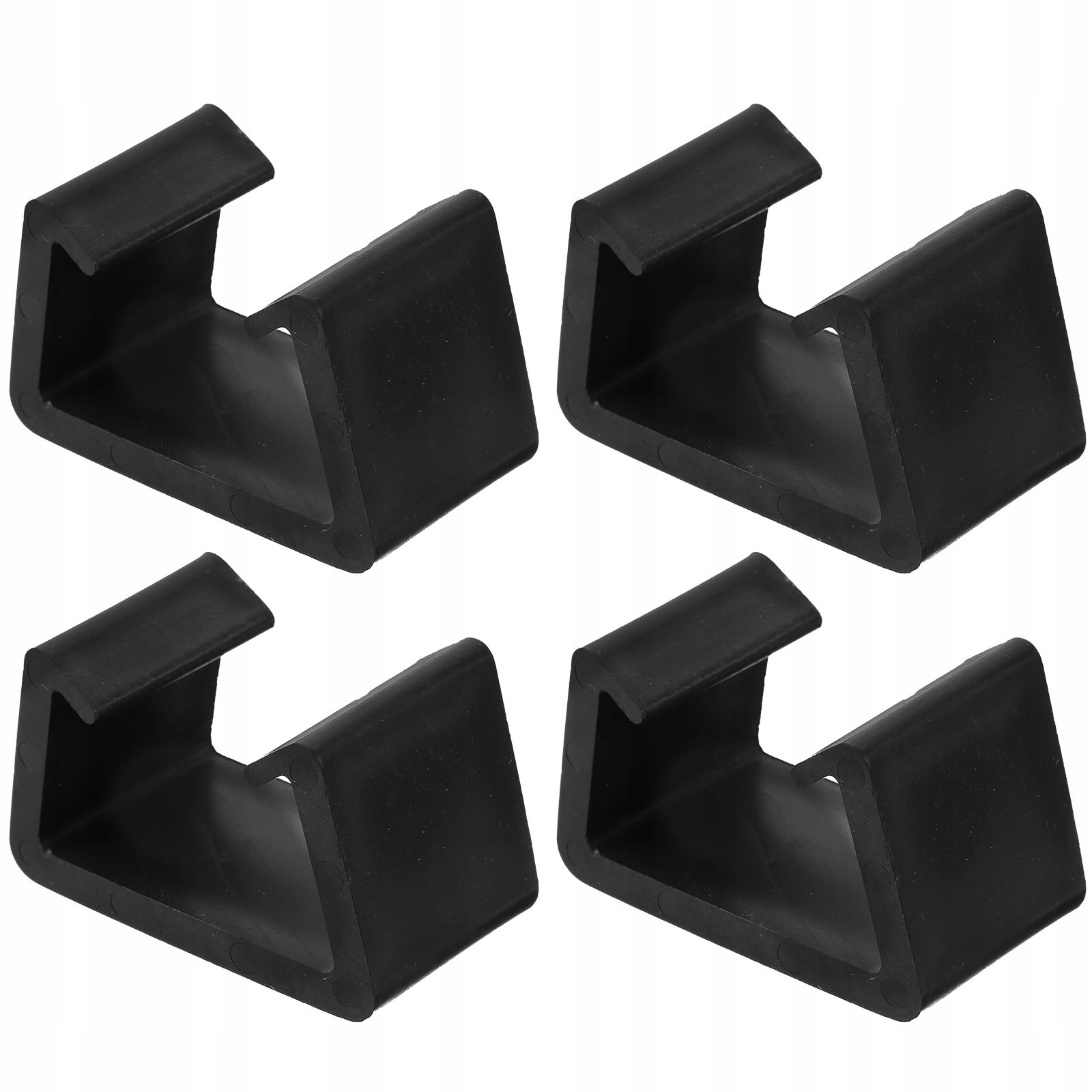 4SZT CZARNY KLIPS DO MEBLI RATTAN ŁATWY MONTAŻ SOFA KRZESŁO DOM
